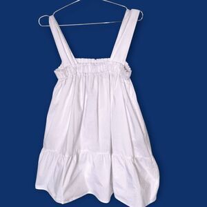 Olivaceous White Mini Dress